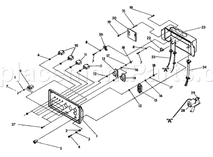 Page A Diagram and Parts List for 9903-1  Briggs and Stratton Generator